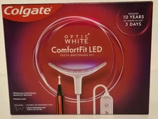 Colgate Optic White ComfortFit LED Teeth Whitening Kit with LED Light Exp 07/25