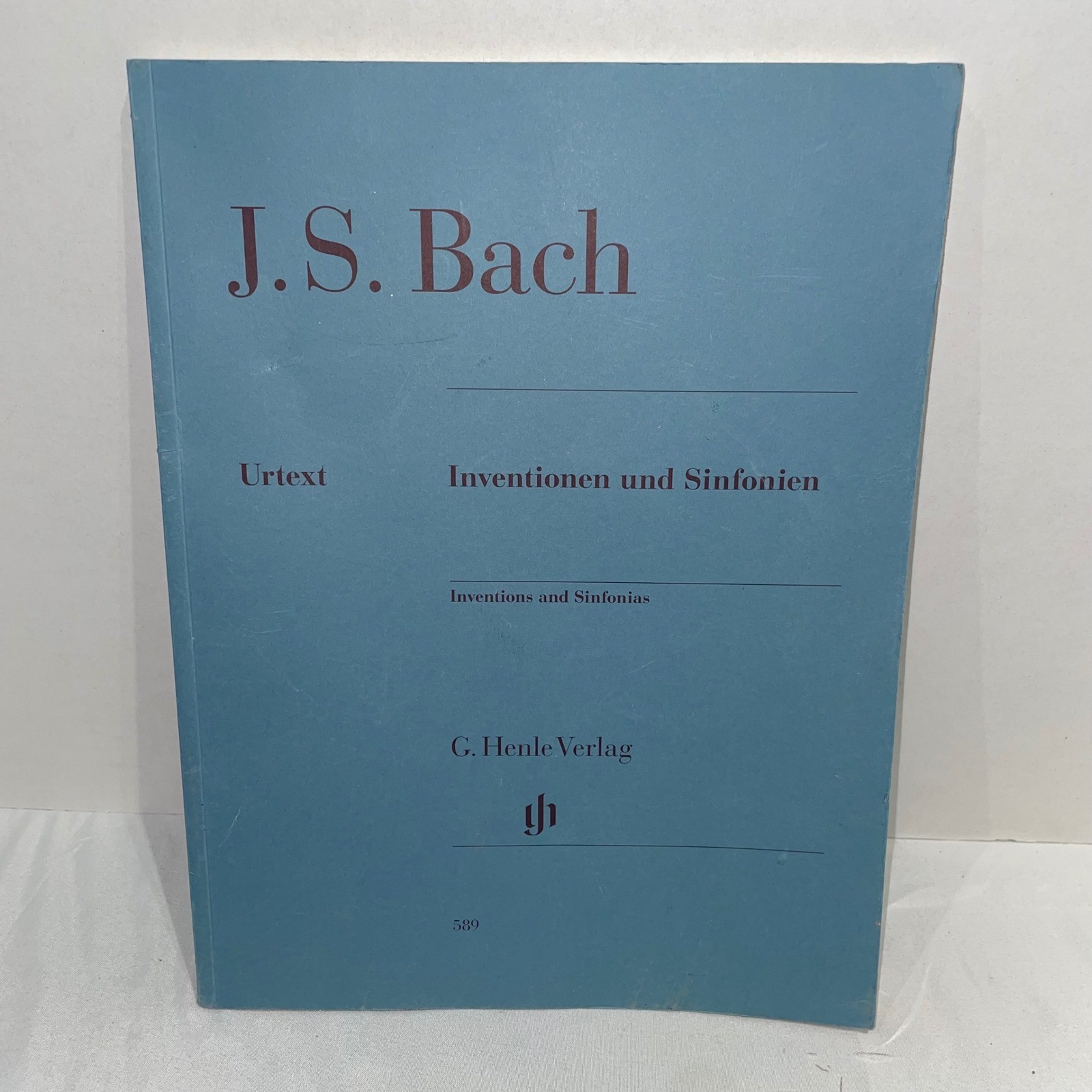 JS Bach Inventions and Sinfonias G Henle Verlag Urtext Piano Sheet Music HN 589