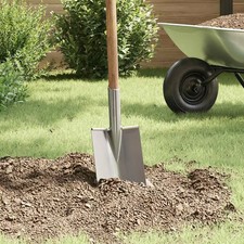 Shovel Head 4 pcs Silver 43 x 17 cm Powder-Coated Steel vidaXL