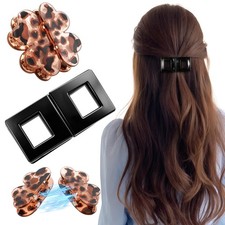 2Pcs Magnetic Hair Clips for , Strong Hold No-Slip Styling Clips, Seamless 2-...
