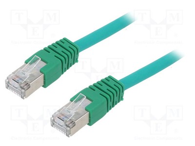 Line RJ45-Stecker,beiderseitig PVC F/UTP Patch cord CCA 5e