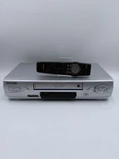 Panasonic PV-V464S VCR 4-Head Hi-Fi Stereo VHS Player w/ Remote Tested