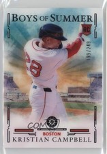 2025 Panini Boys of Summer /249 Kristian Campbell #77 0hv6