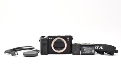SONY a7C ILCE-7C 24.2MP Mirrorless Camera Black Body [Mint] From JAPAN #C897