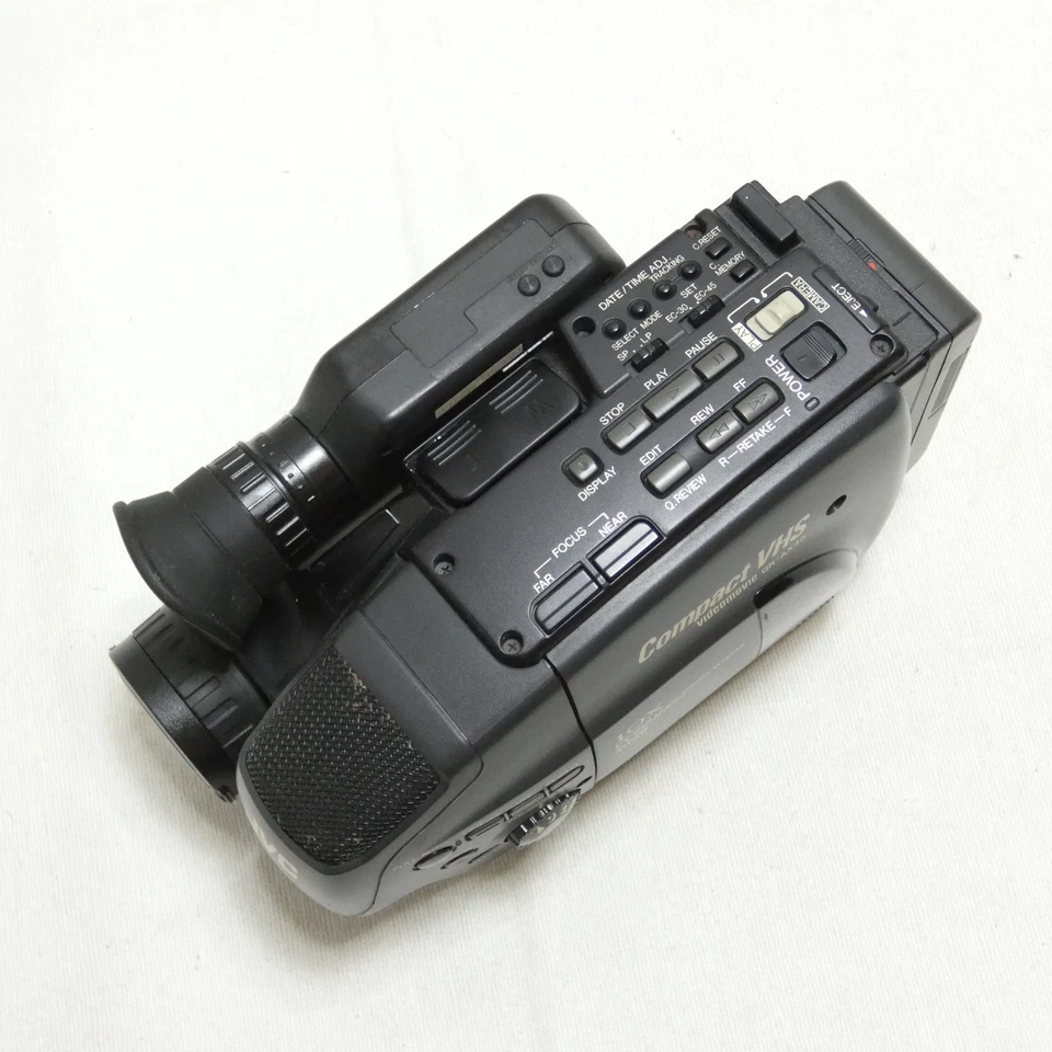 HS POUR PIECES / JVC GR AX43E CAMESCOPE VHS AVEC BATTERIE VINTAGE VIDEO CAMERA - Photo 2/4