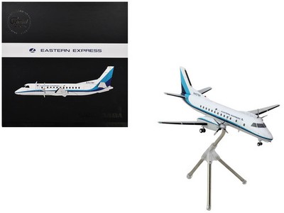 Saab 340A Commercial Aircraft ''Eastern Express/Bar Harbor'' (N407BH) White with
