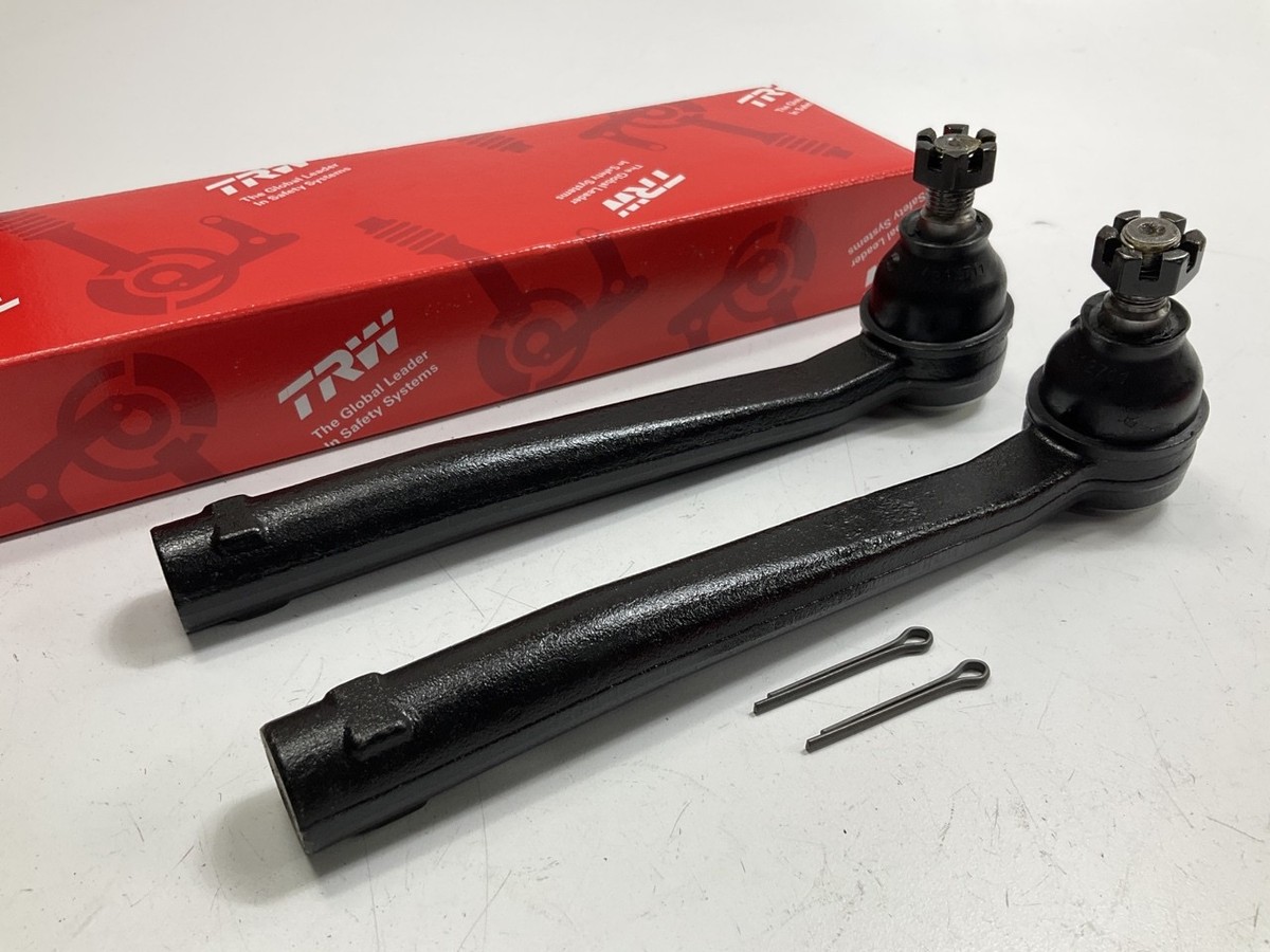 2) TRW JTE7513 Front Outer Steering Tie Rod End For 1984