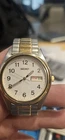 Seiko Men's Silver Dial 37mm Quartz Watch 7N43-9048 Vintage Day/Date
