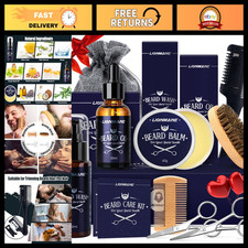 Beard Care Gift Set for Men - Complete Grooming Kit for Beard Mustache Care