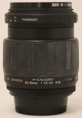 Tamron AF Aspherical 28 80mm f/3.5 5.6 Zoom lens