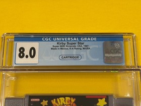Kirby Super Star (CGC 8.0, Authentic) Nintendo SNES Super NES not WATA PSA VGA
