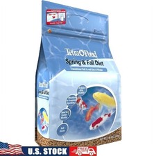 Pond Diet Fish Food Pellets Wheat Germ Koi Goldfish Spring Fall Clear Water New