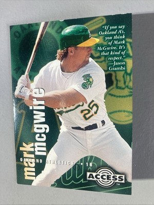 1996 Skybox Circa Access Mark McGwire #11