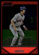 Joe Mauer 2007 Bowman Chrome #150 Twins MLB READ FREE SHIPPING AutographDen