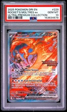 2025 POKEMON DRI EN-DESTINED RIVALS #229 TEAM ROCKET'S MOLTRES EX PSA 10 on eBay