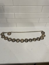 Women  s Concho Belt 34 1/2 Inches Long.