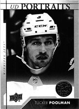 2017-18 Upper Deck UD Portraits Tucker Poolman Rookie Winnipeg Jets #P-71