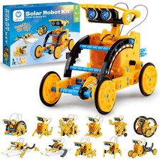 12-in-1 Solar Robot Building Kit, DIY STEM Educational Gift for Kids 8-13