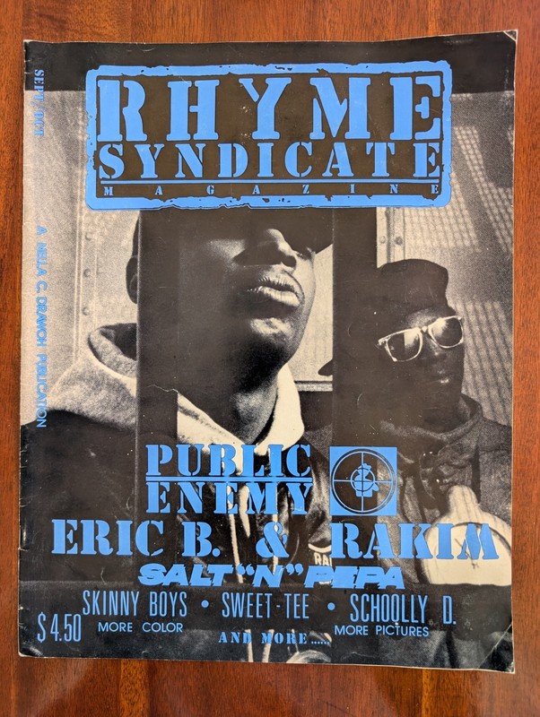 Rhyme Syndicate Hip-Hop Magazine 1988