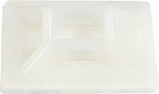 100 Pack Cable Tie Mounts with Adhesive Tape for 0.21 In. 5.5 Mm Wide Ties - N