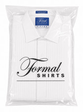New Men's White Slim Fit Tuxedo Shirt Fitted Spread Laydown Collar Fashion Cuffs