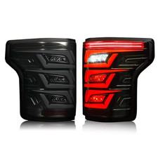 Lhrh Led Smoked Tail Lights For 2015-2020 Ford F150 Sequential Start-up Signal