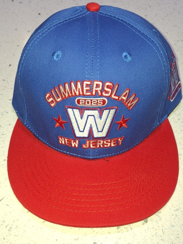WWE 2025 Summerslam Hat Red & Blue