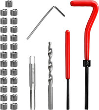 30 PCS M6 x 1.0mm Thread Repair Insert Kit, Stainless Steel Metric Thread Insert