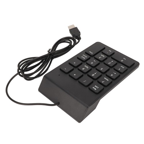 Wired Number Pad 18 Keys Ergonomic USB Plug And Play Quiet Typing Mini Numeri FY - Afbeelding 7 van 33