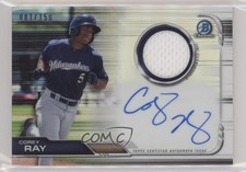 2019 Bowman Chrome Relics 81/150 Corey Ray #BCAR-CR Auto p7m