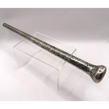 Antique Silver Engraved  Initialed Parasol/Umbrella/Walking Stick Handle
