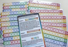 Würfelspiel QWIXX gemixxt 2 x 5 laminierte S...