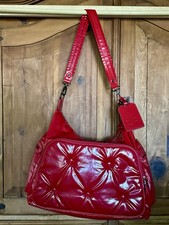 Studio By Diane Von Furstenberg DVF Red Weekend Duffle Bag See Pictures