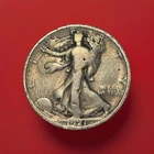 1921-D Walking Liberty Half Dollar-Key Date!!!-VG Details-See  Photos