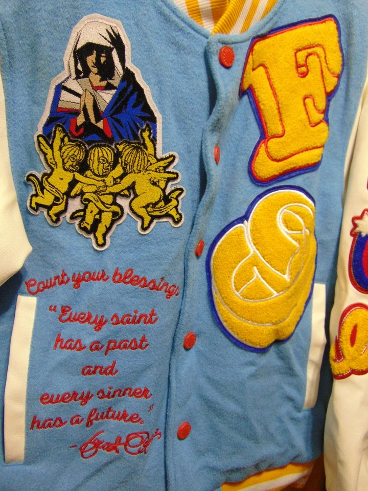 Frost Original Varsity Jacket Wool size small Saint Count Your Blessings - Image 2 of 4
