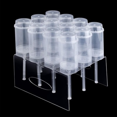 12 Stück Cake Push Up Pop Behälter mit Tablett, Cake Pop Formen Ständer für h...