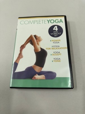 Complete Yoga DVD 2011 4 DVD Workout Set Power Yoga Relaxation Sculpt Tone