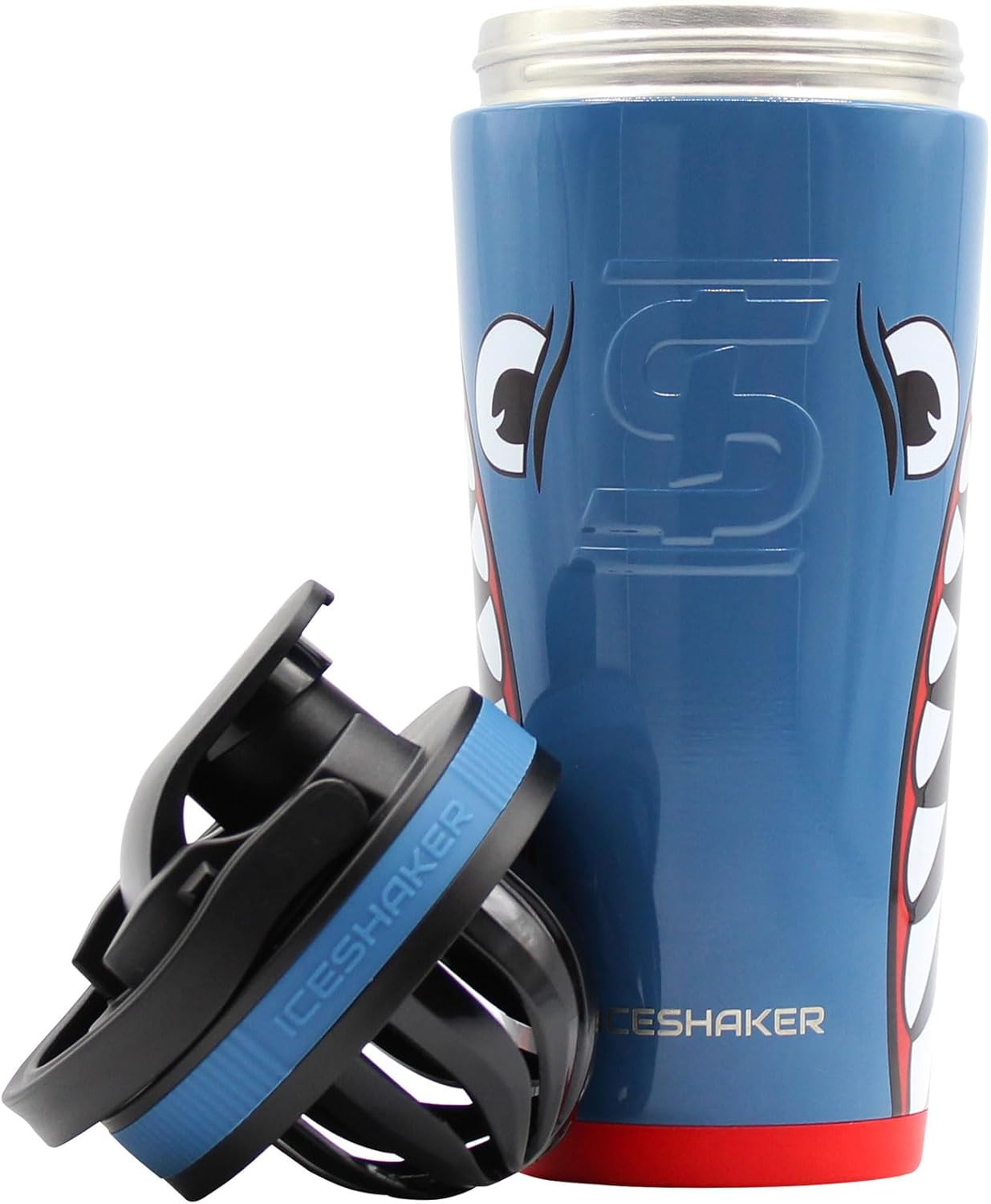 Stainless Steel Shaker Bottle | 26Oz, Blue Bomber | Stays Cold for 30+ Hours | I