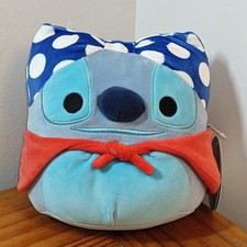 New 8" Super Hero Stitch Squishmallow Kellytoy Plush Disney Lilo  Stitch - NWT