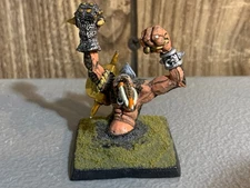 A29166 UNKOWN METAL MINIATURE MOLE WARRIOR SOLDIER PAINTED MONSTER BEAST