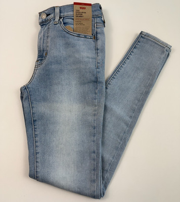 Levi's Women 720 High Rise Super Skinny Zip Fly Jeans  25x30  Blue  NWT