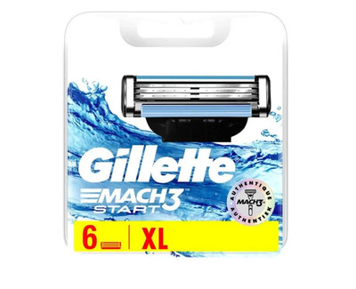 6 Gillette MACH3 Start Rasierklingen Original / In OVP/Lieferung