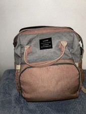 Land Traveling Share Diaper Bag Backpack Diaper Changing Station Pre Owed