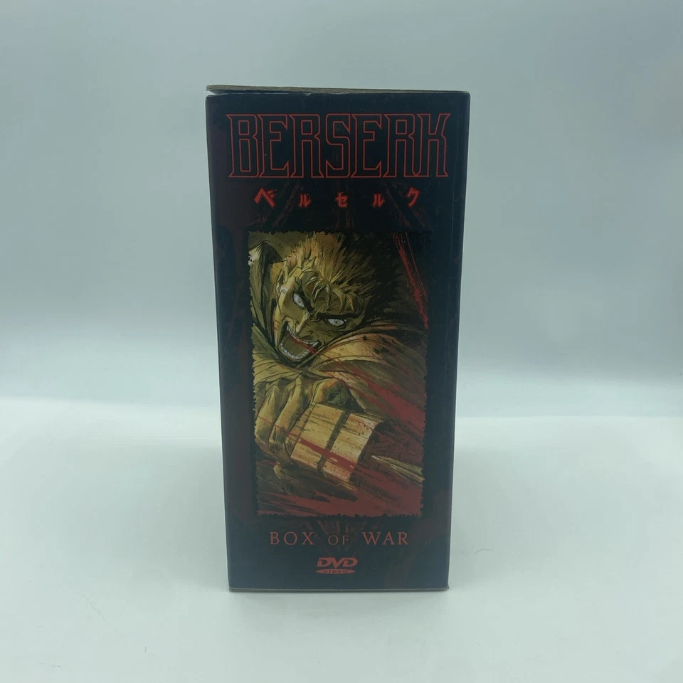Berserk Box of War Complete Series DVD Set (Volumes 1-6, 2002 Anime, Red Case) Foto 3 de 4
