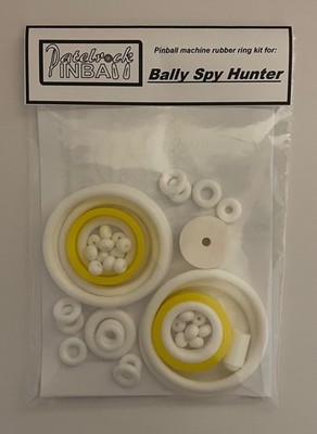 1984 Bally / Midway Spy Hunter Pinball Machine Rubber Ring Kit
