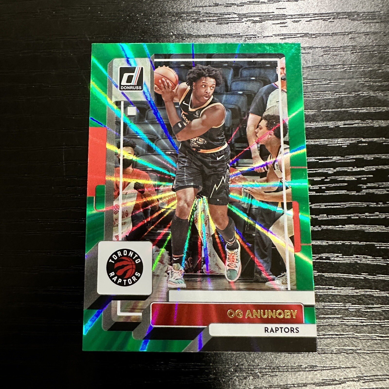 2023-24 Donruss OG Anunoby Toronto Raptors #26 (Green Laser)