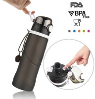 Bbd Collapsible Water Bottle With Airlock 750ml/ 26 Oz Leak Proof Silicone Fo... on sale Bbd Collapsible Water Bottle With Airlock 750ml/ 26 Oz Leak Proof Silicone Fo... on sale