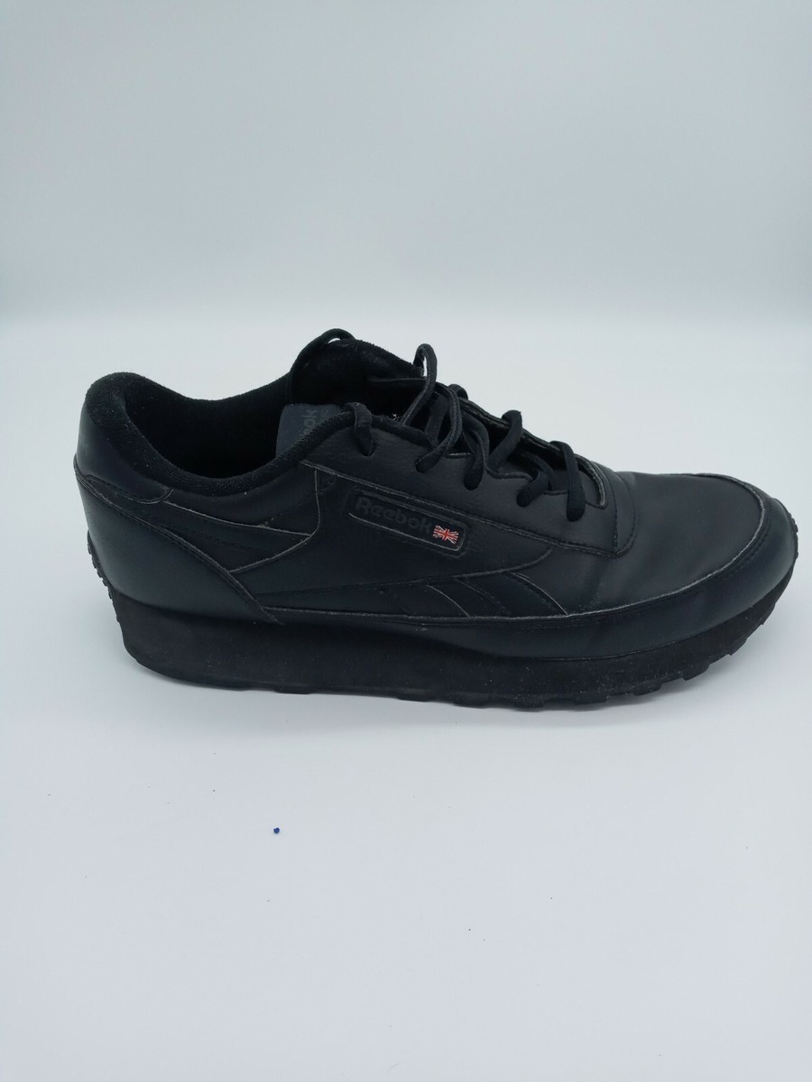 Reebok Classic Black Leather Athletic Training Walking Sneakers Womens Size  10