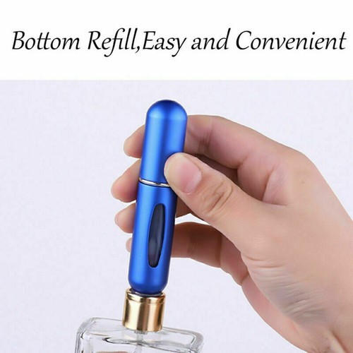 Travel Mini Refillable Perfume Atomizer Bottle 5ml Scent Pump Spray Portable AU - Picture 11 of 30