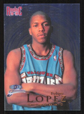 1998 Fleer Brilliants FELIPE LOPEZ Blue card VANCOUVER GRIZZLIES St. John's